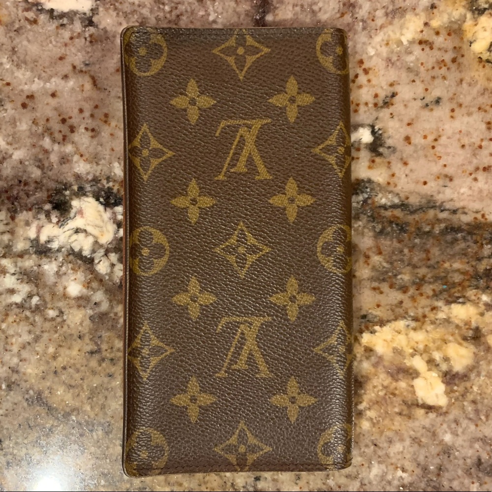 Louis Vuitton checkbook wallet